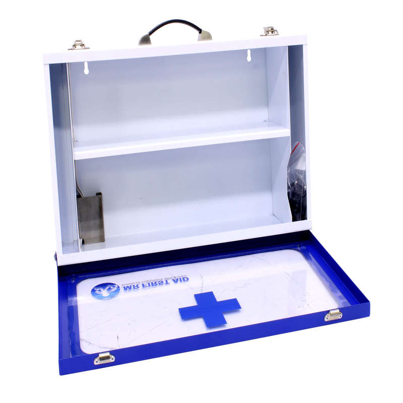 Empty LED Metal Wall-Mounted Executive Box for Regulation First Aid Kit