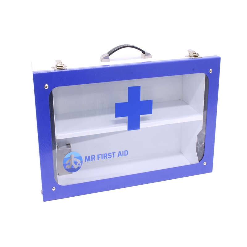 Empty LED Metal Wall-Mounted Executive Box for Regulation First Aid Kit