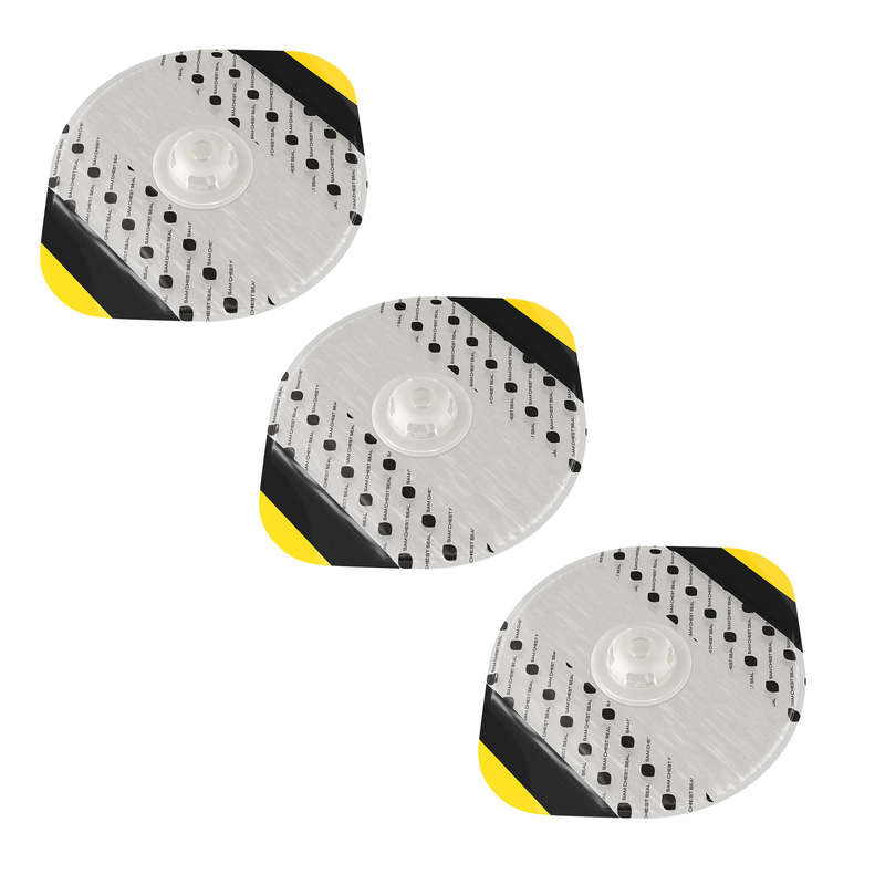 Sam Chest Seal Occlusive Dressing for Open Chest Wounds - Valved - 3 Pack