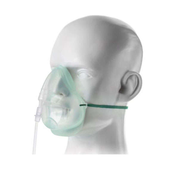 Oxygen Mask with Tubing - Disposable - Latex Free - Pead/Child