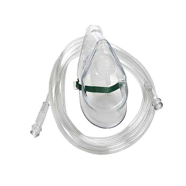 Oxygen Mask with Tubing - Disposable - Latex Free - Pead/Child