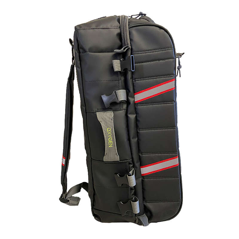 Pro Responder Paramedic Waterproof Medical Oxygen Bag - Black