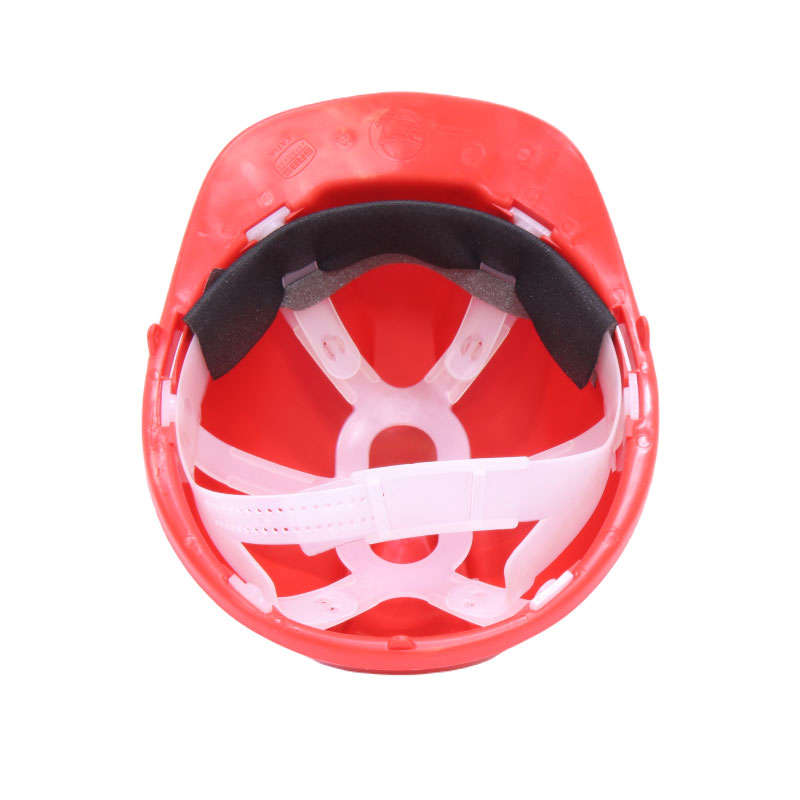 Hard Hat - Worker Safety Helmet - Red