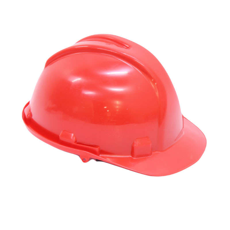 Hard Hat - Worker Safety Helmet - Red