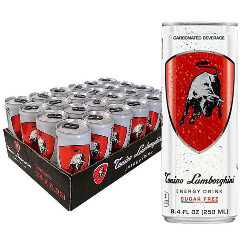 Tonino Lamborghini Energy Drink - Sugar-Free - 250ml - 24 Pack