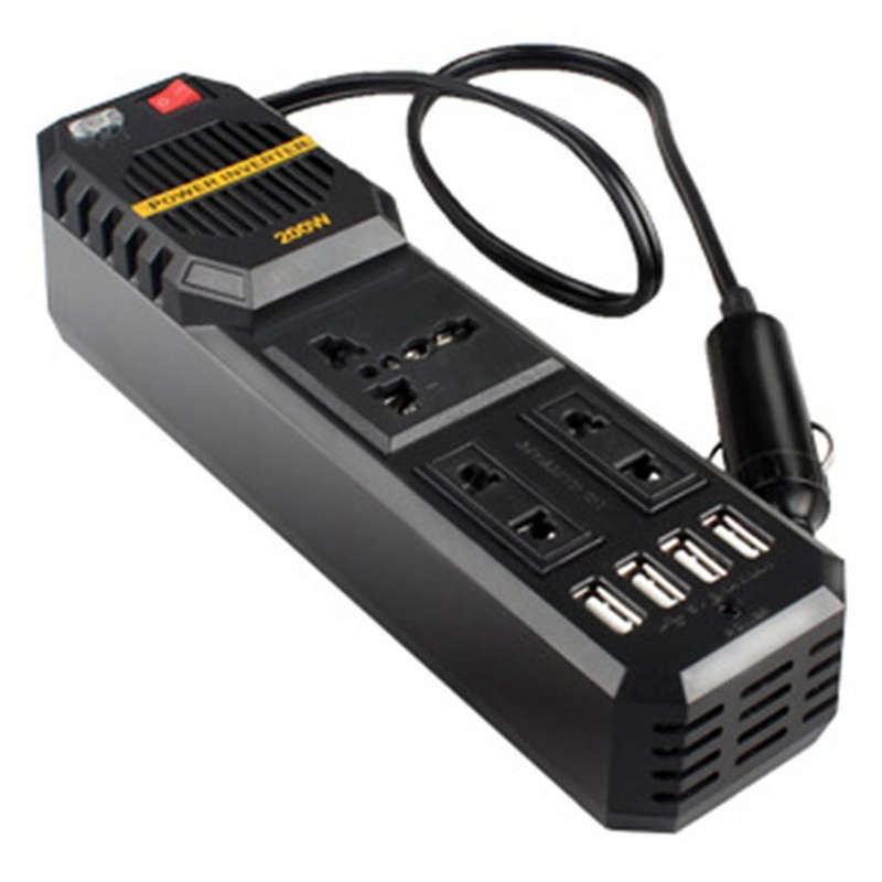 Mini Portable Car Inverter 200W - DC 12V