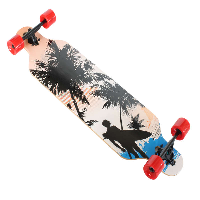 Skateboard 107x23.5 cm Longboard Speedboard - Palm