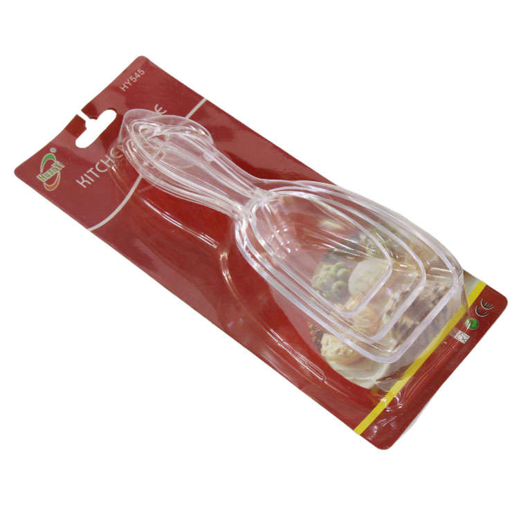 Scoop Set - Multi-Purpose Plastic / Acrylic Kitchen Scoops - 3-Piece