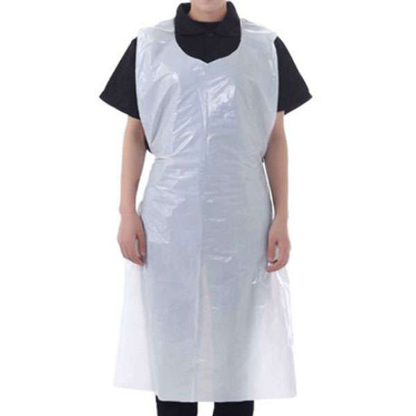 1000 x Disposable Plastic Aprons &amp; 1000 x Deli Gloves - One Size Fits All