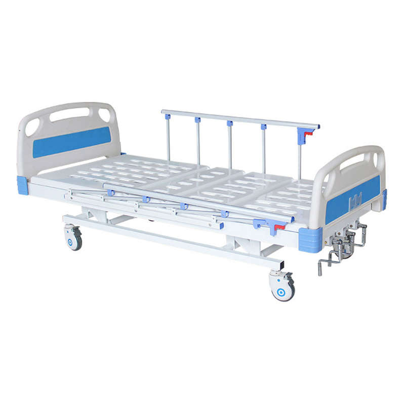 3 Crank Aluminium Medical Hospital Bed with Mattress &amp; Driprod