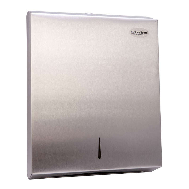 C-Fold Refillable Hand Paper Towel Dispenser - Stainless Steel
