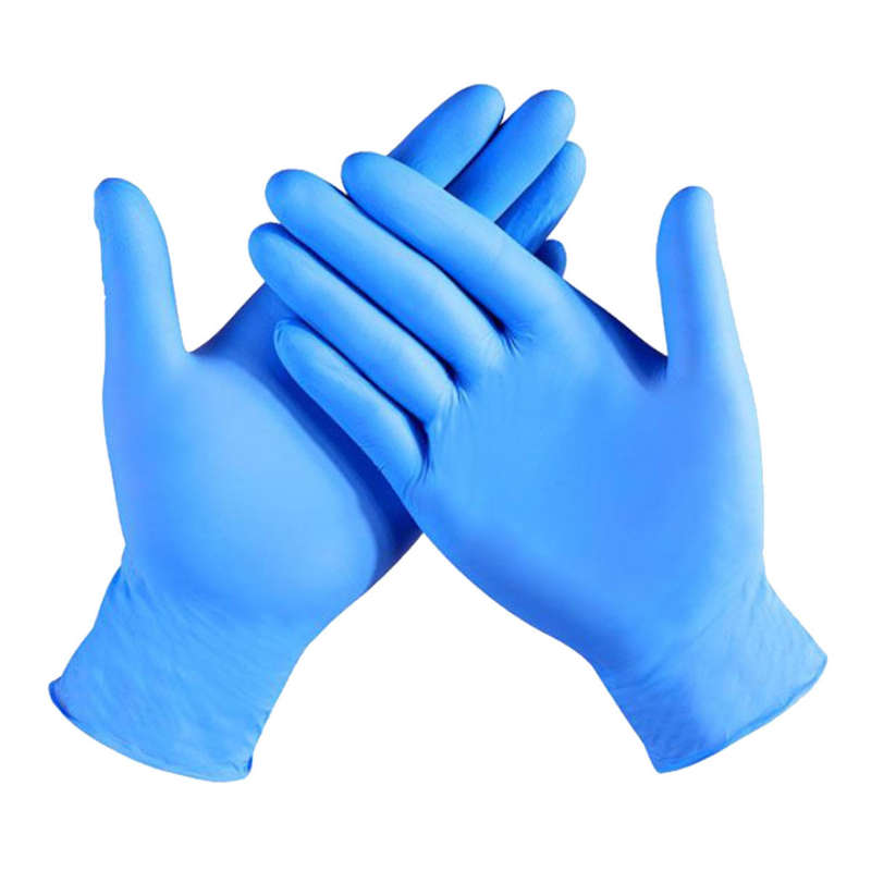Blend-Nitrile Non-Medical Examination Gloves - Large - 100 Gloves