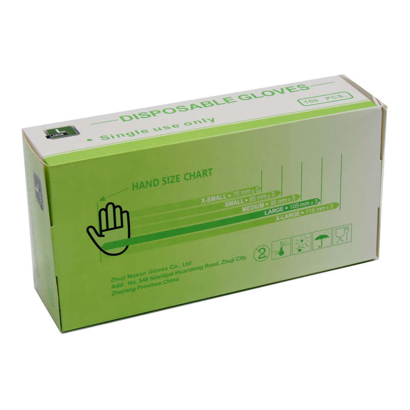Blend-Nitrile Non-Medical Examination Gloves - Large - 100 Gloves