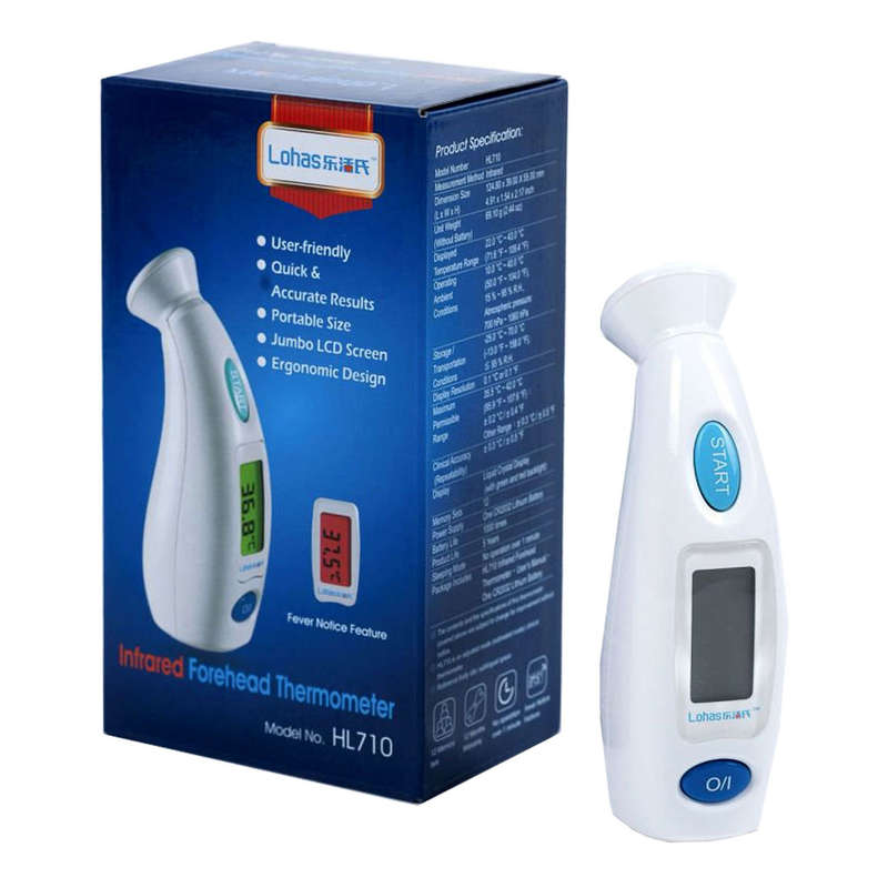 Infrared Portable Jumbo LCD Screen Forehead Thermometer