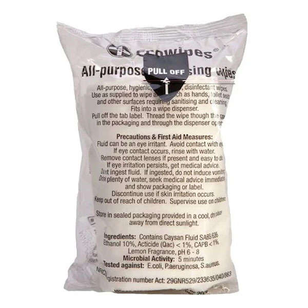 All Purpose Disinfectant Toilet Seat Wipes Dispenser Refills - 200 Pieces