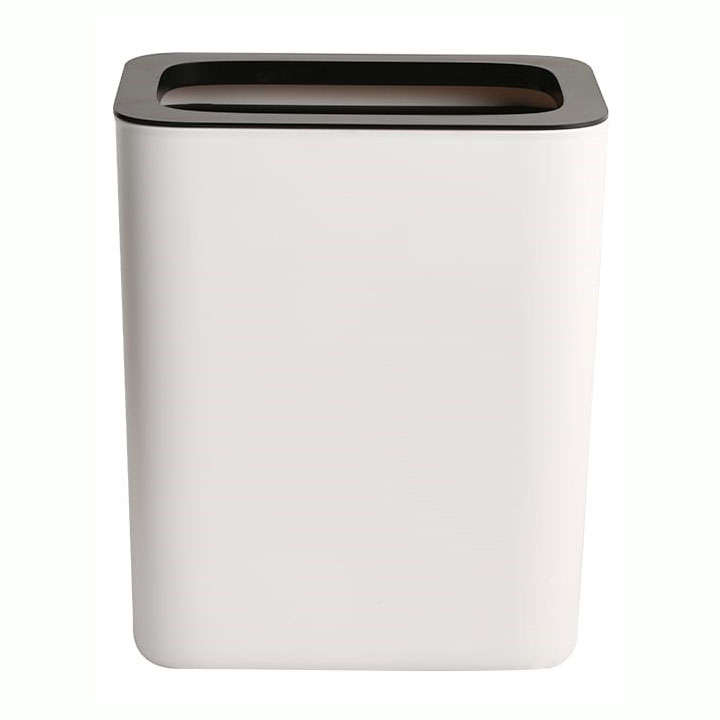 Wall Mounted Waste Bin - 26 Litre Dust Bin - White