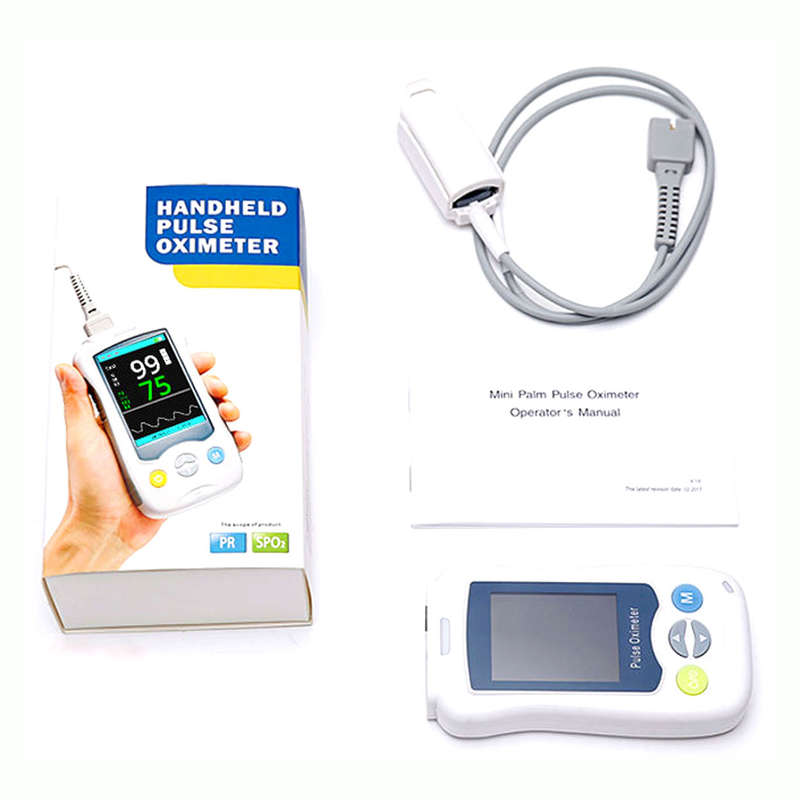 Handheld Portable Pulse Fingertip Blood Oximeter Heart Rate Monitor