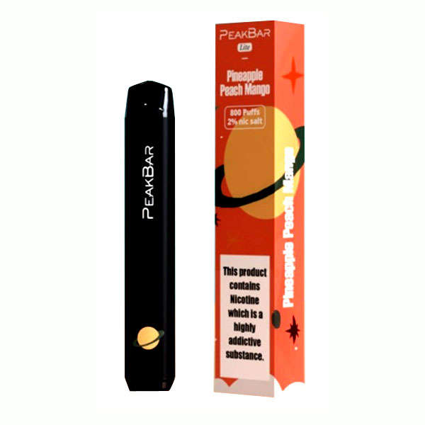 Peak Bar Disposable Vape Pen - 2ml - 800 Puffs - Pineapple Peach Mango