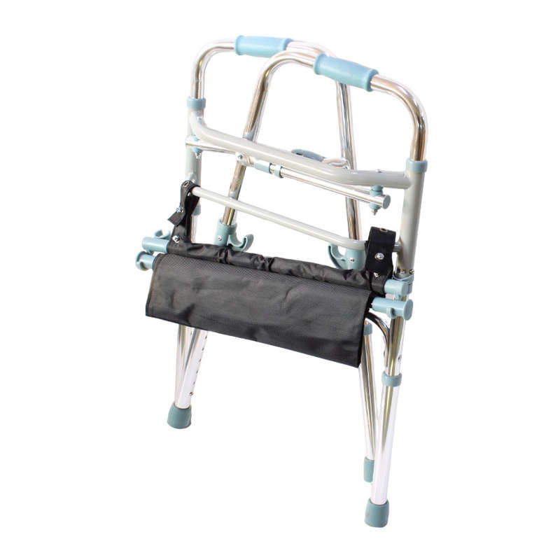 Walker - Lightweight Adjustable Foldable Aluminium Frame Walker with Seat