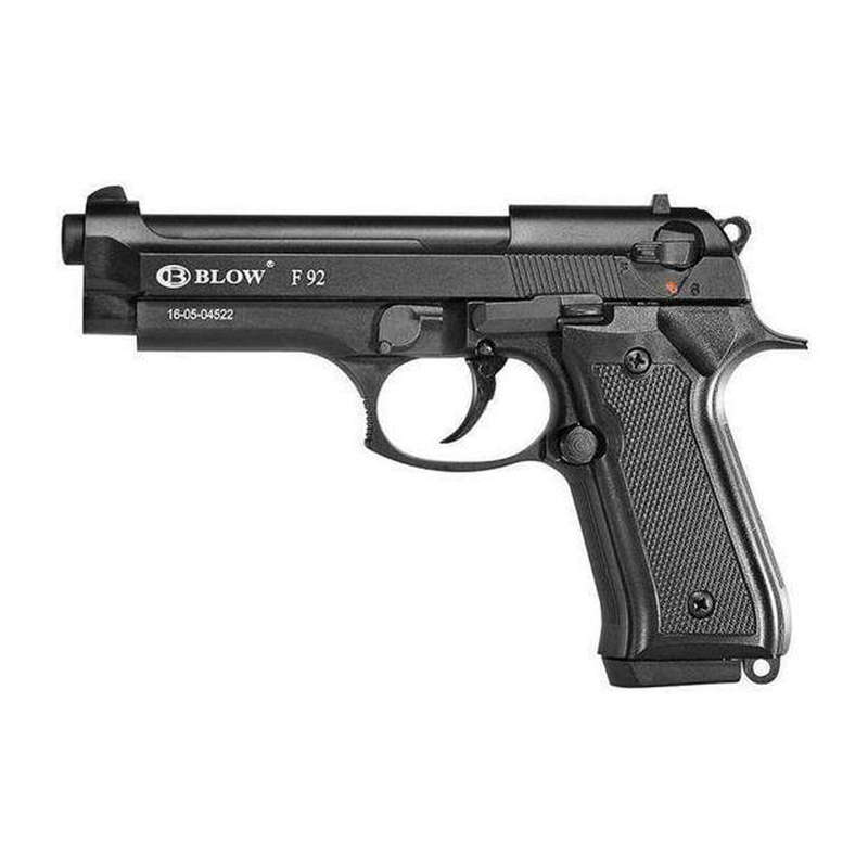Blow F92 Blank Pistol Gun - 9mm - Full Black