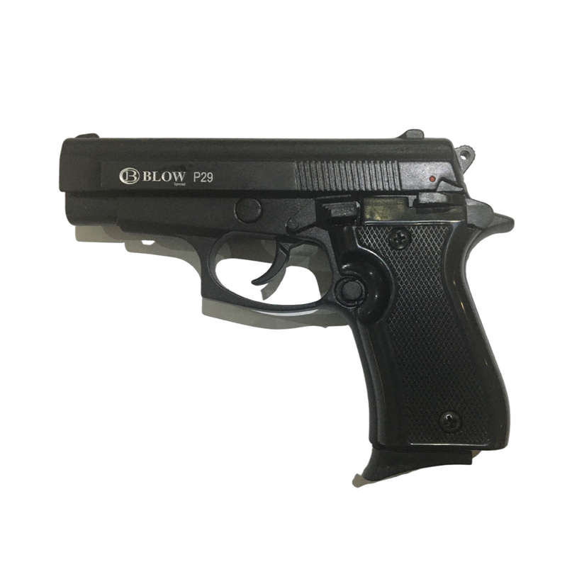 Blow P29 Blank Pistol Gun - 9mm - Semi Auto - Pepper Gun - Black
