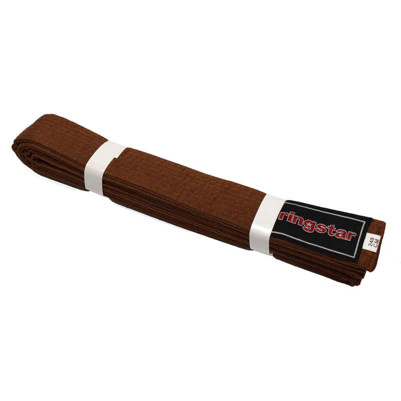 Martial Arts Unisex Karate Belt - 240cm - Brown