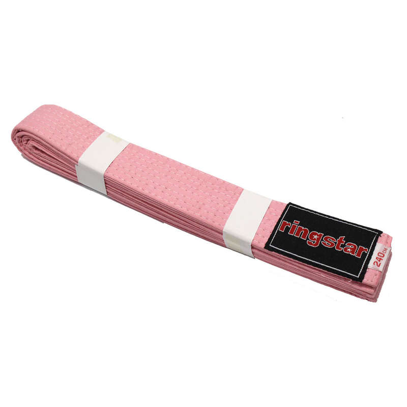 Martial Arts Unisex Karate Belt - 240cm - Pink