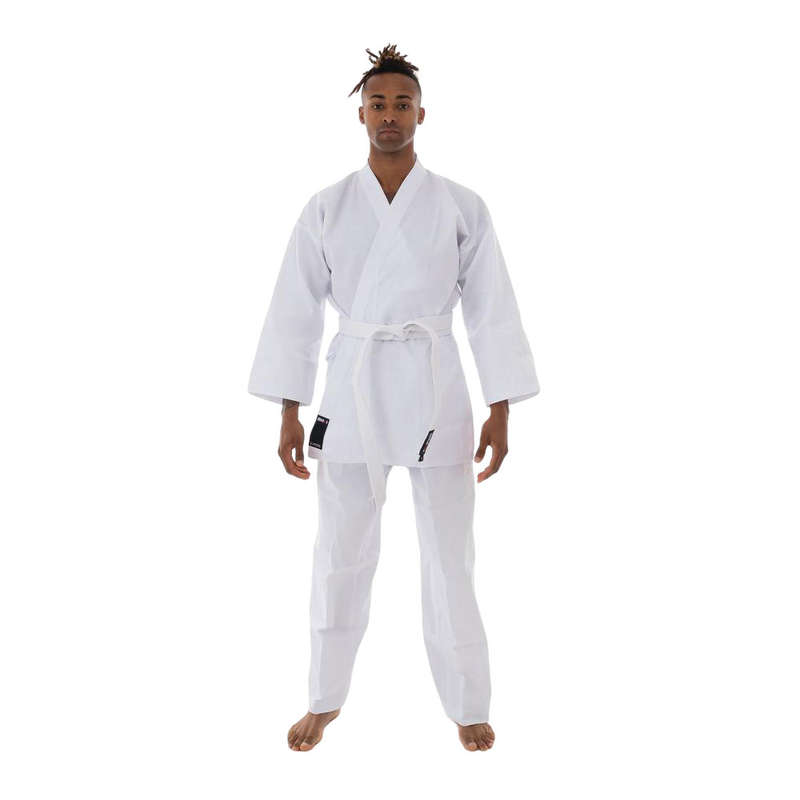 Ringstar Karate Training Uniform Suit Set Including Belt - Size: 4/170cm - White