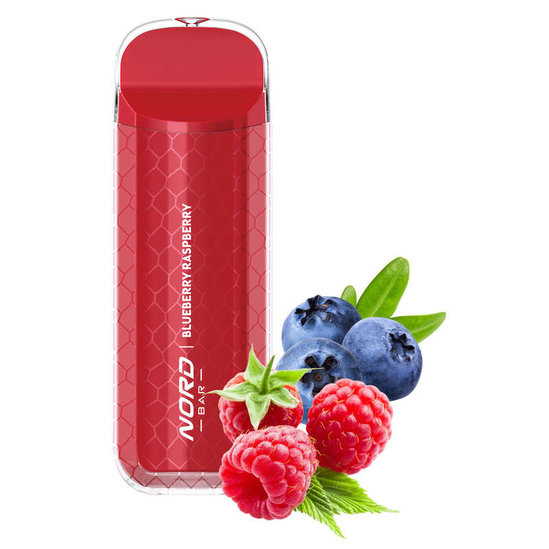 Nord Bar Rechargeable Disposable Vape - 4000 Puffs - Blueberry Raspberry