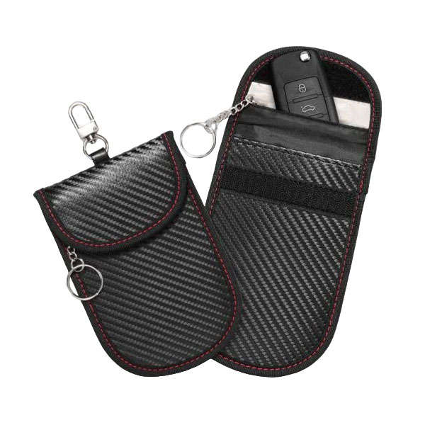 Anti Theft RFID Carbon Fibre Waterproof Key Fob Protector Pouch