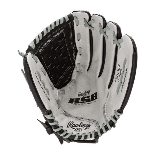 Rawlings RSB 13" Slow Pitch Softball Glove Mitt - Black / Grey