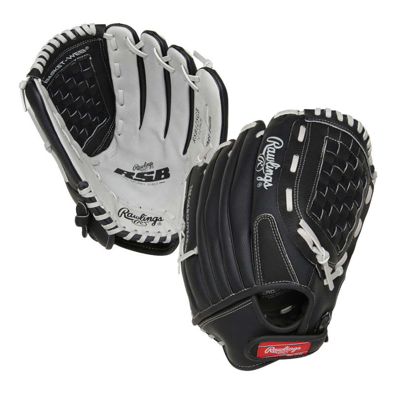 Rawlings RSB 13" Slow Pitch Softball Glove Mitt - Black / Grey