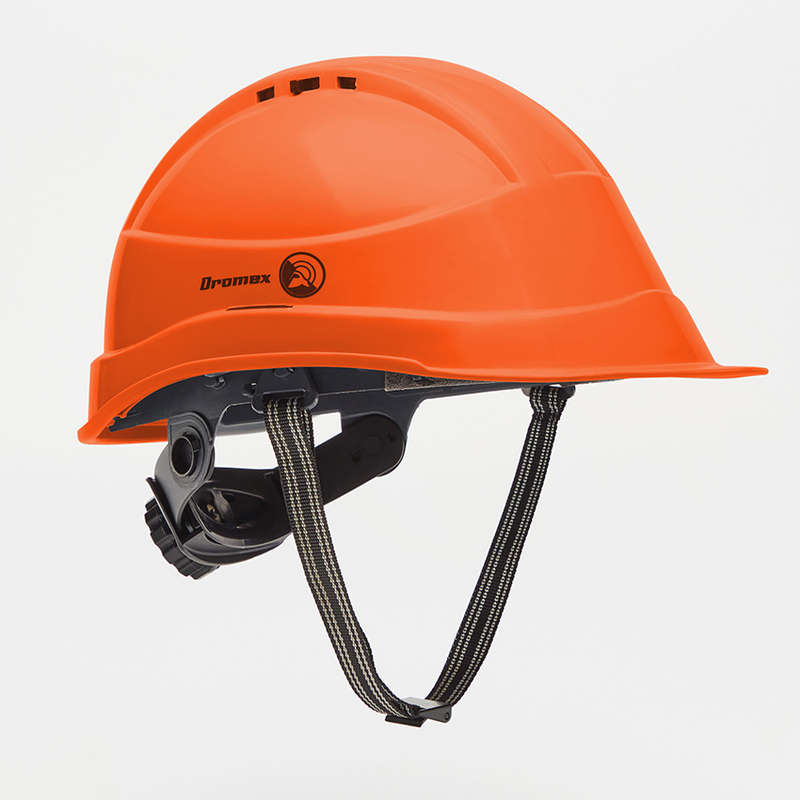 Dromex Protective Hard Hat - Worker Safety Helmet - Orange
