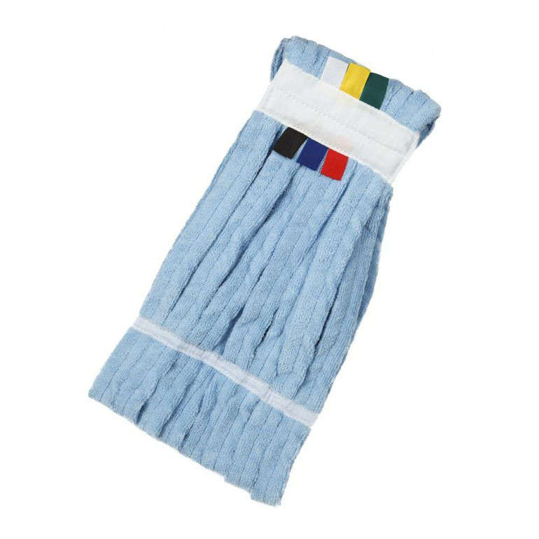 Microfibre Hygiene Fan Mop Replacement Head with Colour Tags