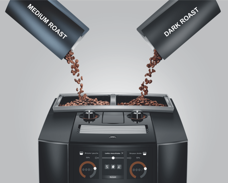 Jura J8 Twin Double Coffee Grinder Bean To Cup Coffee Machine