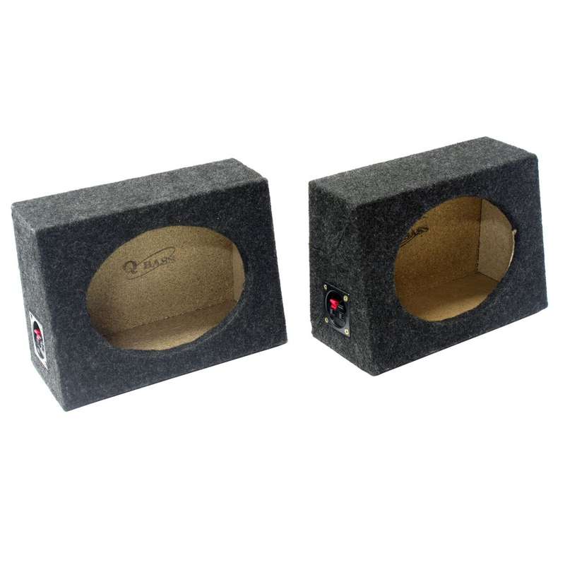 6x9" Speaker Enclosure Set - Acoustic Carpet with Wiring Connection Port
