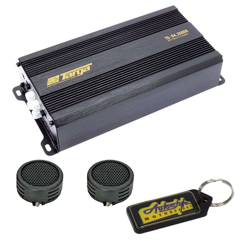 Targa TG-D4.26000 Compact 220RMS x 4 4-Channel Amplifier