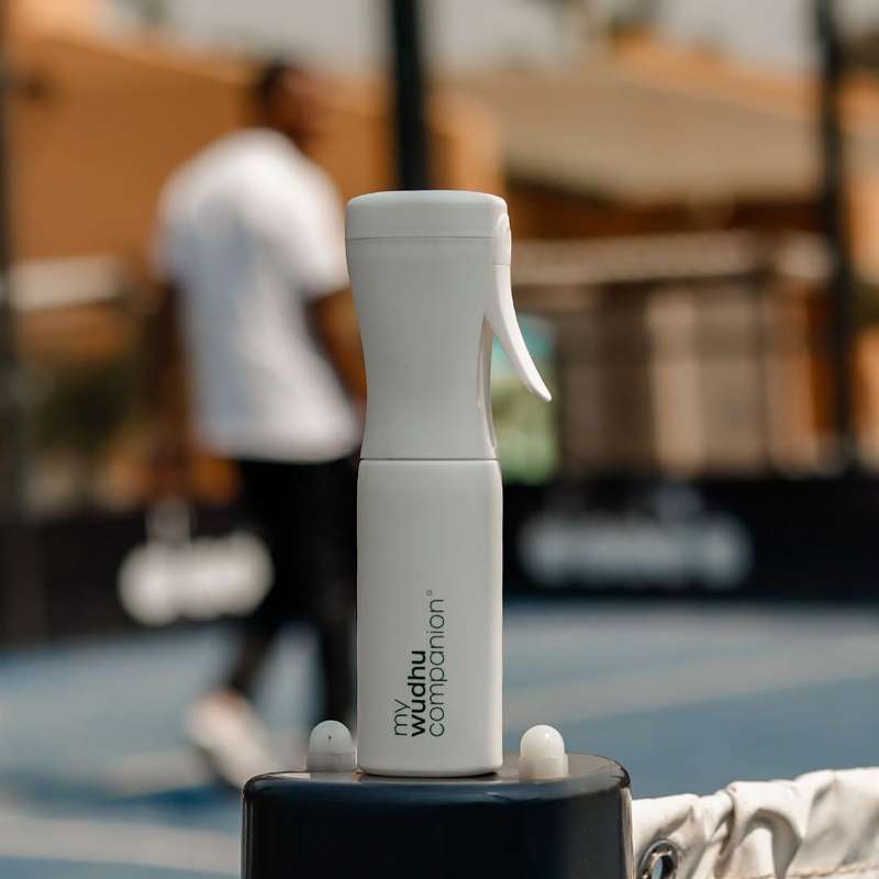 My Wudhu Companion 100ml Refillable Spray Bottle - White