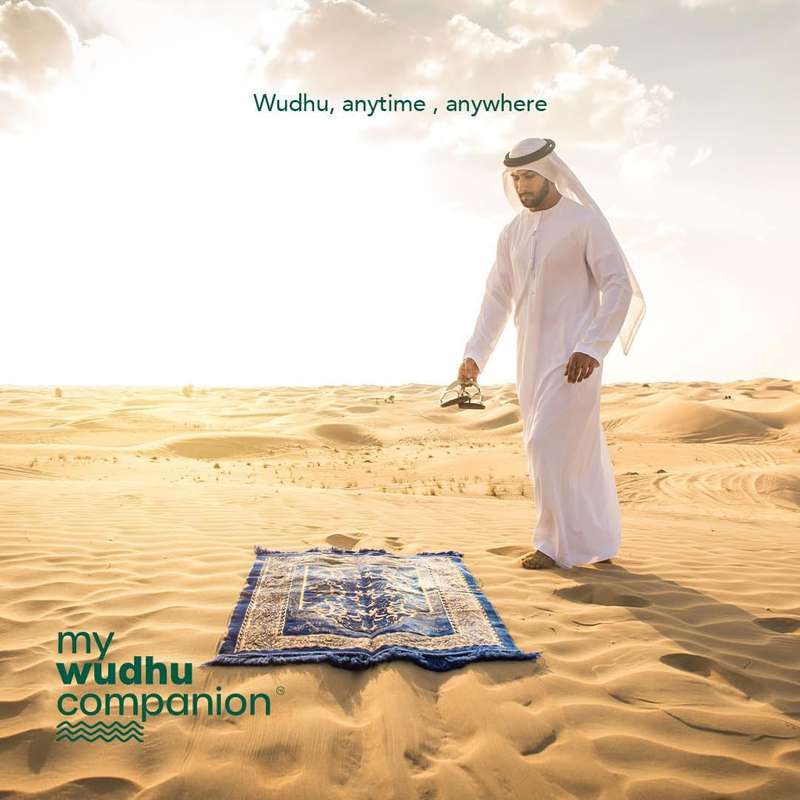 My Wudhu Companion 100ml Refillable Spray Bottle - White