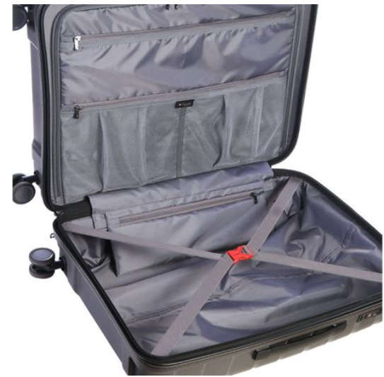 Cellini Microlite 75cm Check-in Spinner + Free Ergo Neck Pillow worth R499 - Black
