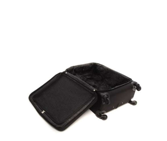 Travelite Flash 55cm Carry on Trolley Case - Black