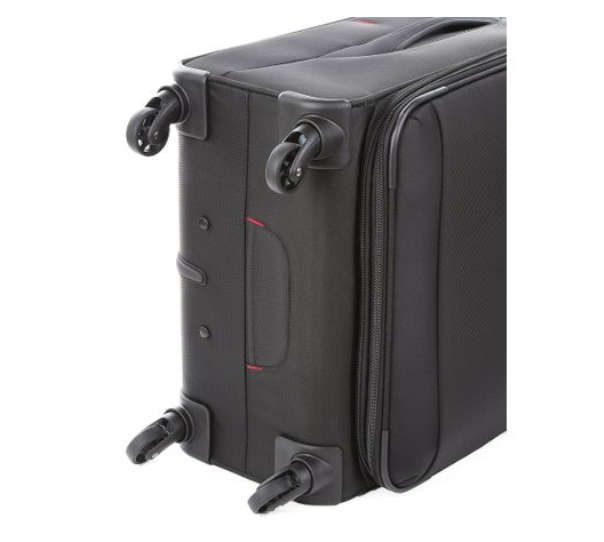 Cellini Xpress 4 Wheeler Softshell Luggage Case - Black (64cm)