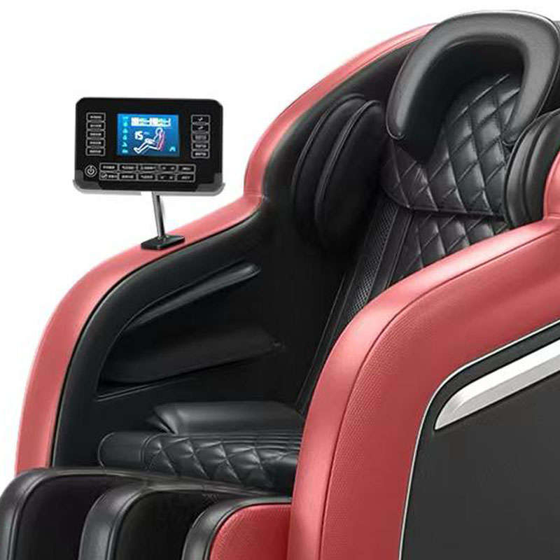 Deluxe Zero Gravity Luxury Full Body Bluetooth Massage Chair - Red/Black