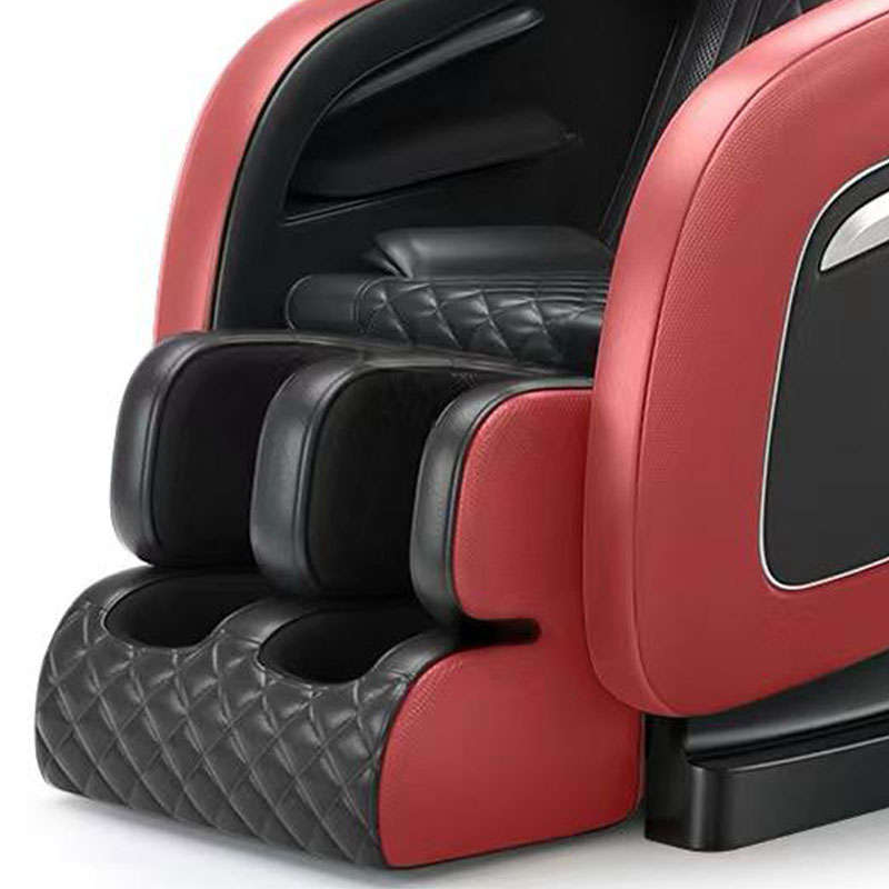 Deluxe Zero Gravity Luxury Full Body Bluetooth Massage Chair - Red/Black