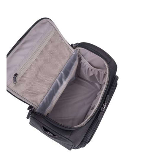 Cellini Microlite S Softshell Beauty Case with Carbon Fibre Finish RFID