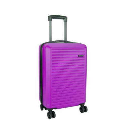 Voyager Mahe 4 Wheel Trolley Carry On - Purple