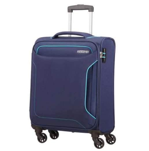 American Tourister Holiday Heat 55cm Carry-on Spinner - Navy