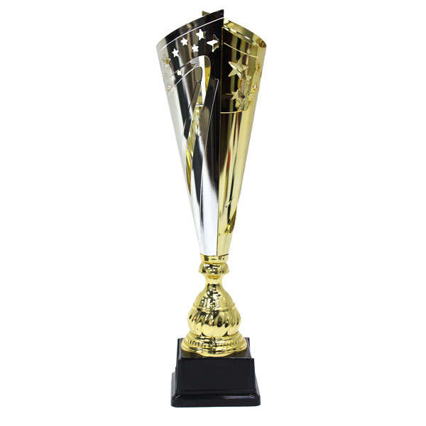 Iconic Gold &amp; Silver Star Trophy  Large
