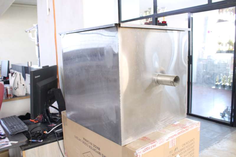 Custom Castile Stainless Steel Under-Basin Grease Trap