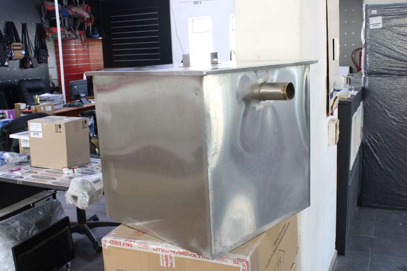 Custom Castile Stainless Steel Under-Basin Grease Trap